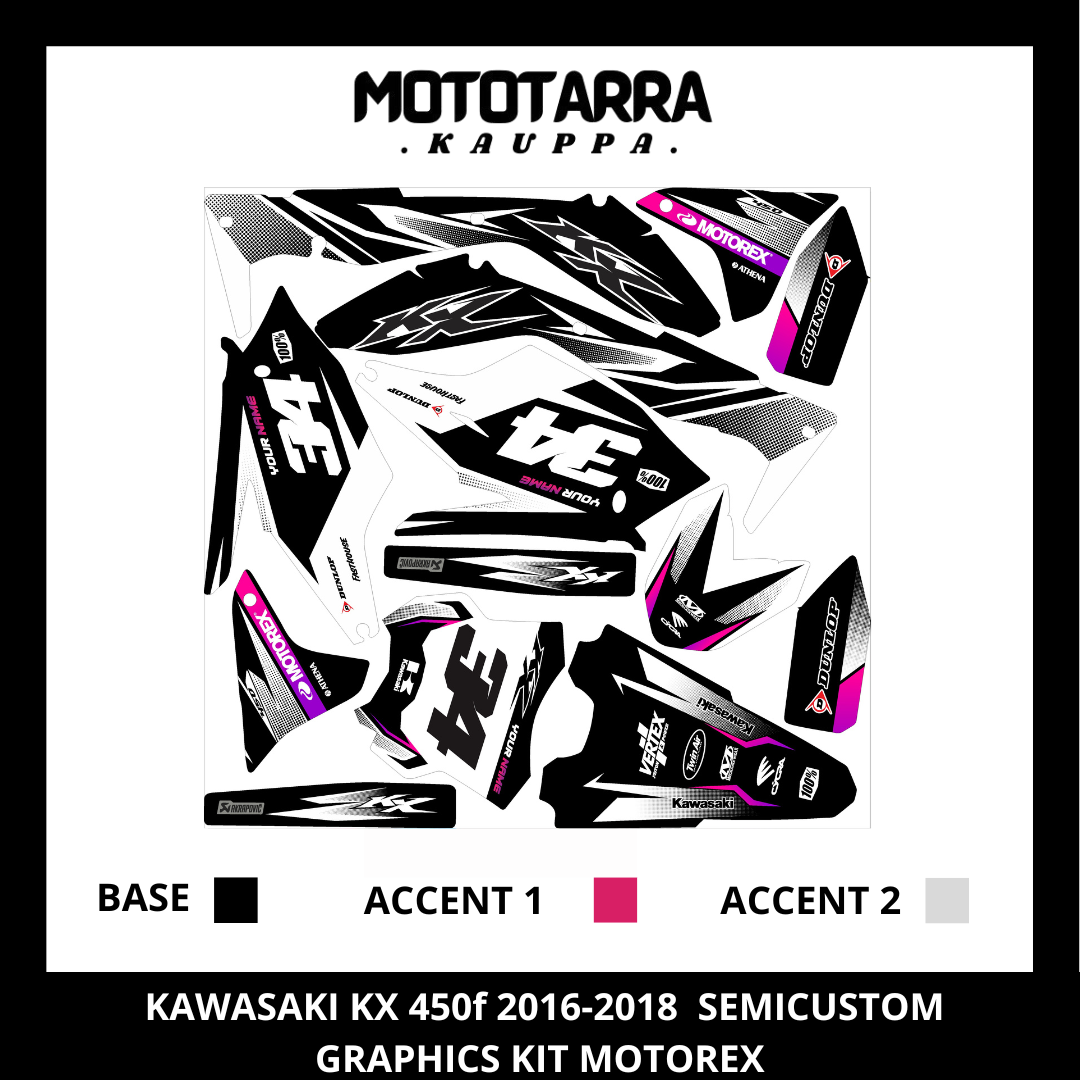 Kawasaki KX 450f 2016-2018 Graphic kit