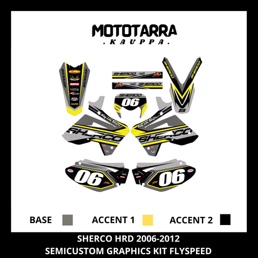 Sherco HRD 50cc 2006-2012 FLYSPEED Tarrasarja