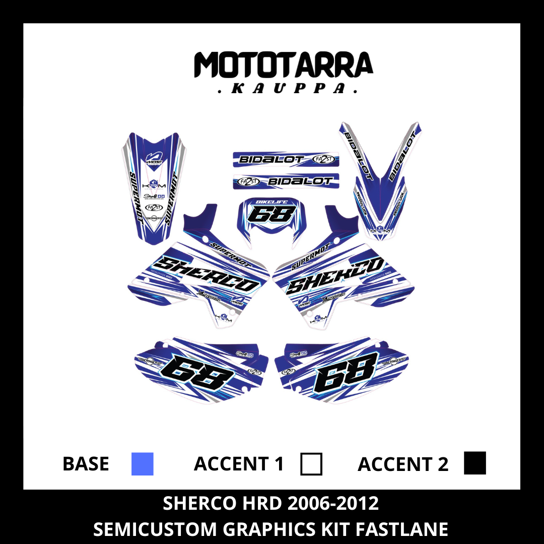 Sherco HRD 50cc 2006-2012 FASTLANE Tarrasarja