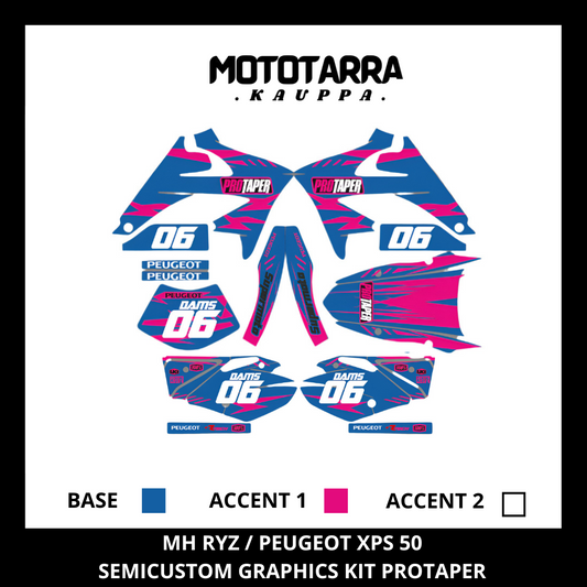 MH ryz / Peugeot xps Klistremerkesett