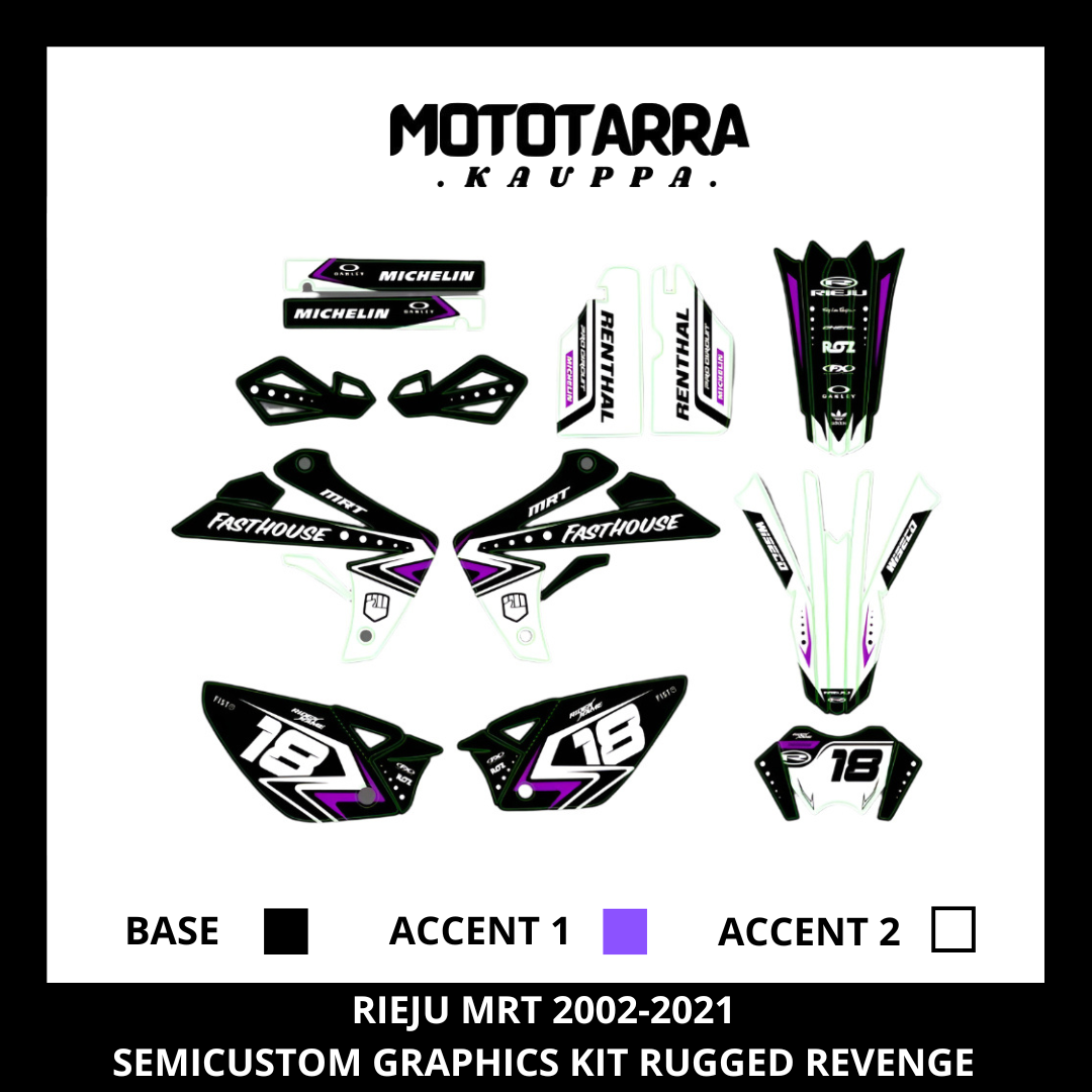 Rieju MRT / Drac 2002-2021 RUGGED REVENGE Tarrasarja