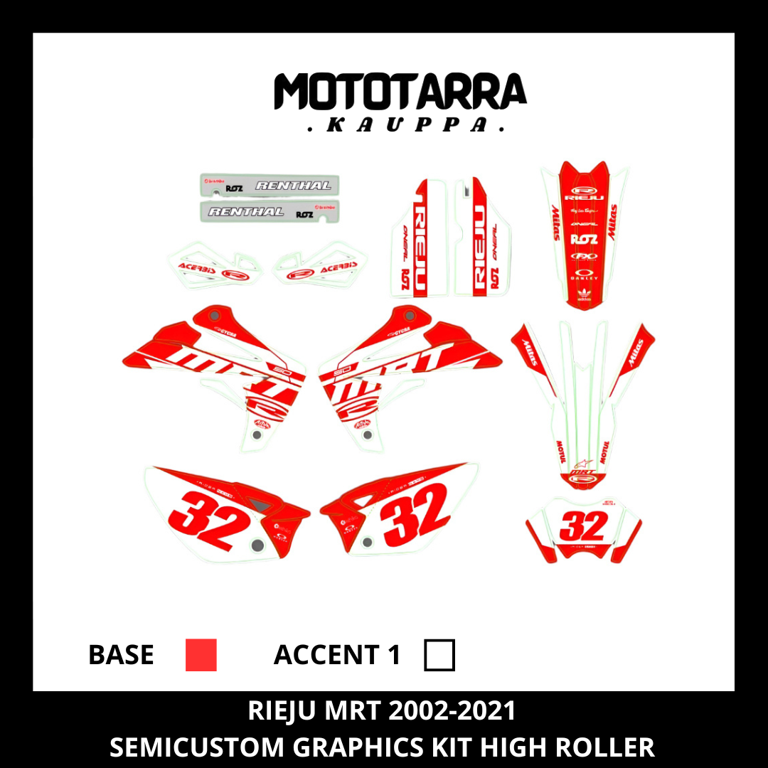 Rieju MRT / Drac 2002-2021 HIGH ROLLER Tarrasarja