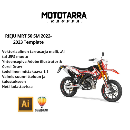 RIEJU MRT 50 SM 2022-2023 50cc Graphics Template