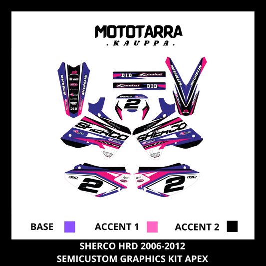 
Sherco HRD 50cc 2006-2012 APEX Tarrasarja
