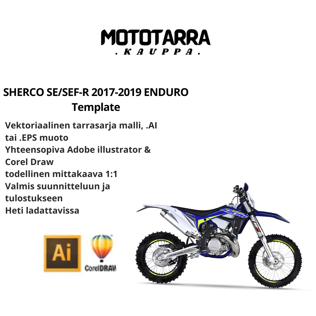 SHERCO SE/SEF-R 2017-2019 ENDURO Template