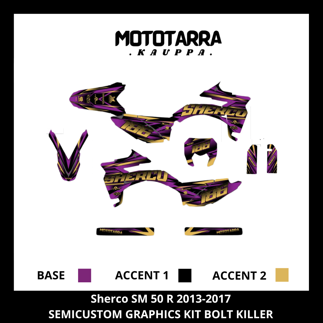 Sherco SM 50 R 2013-2017 BOLT KILLER Tarrasarja
