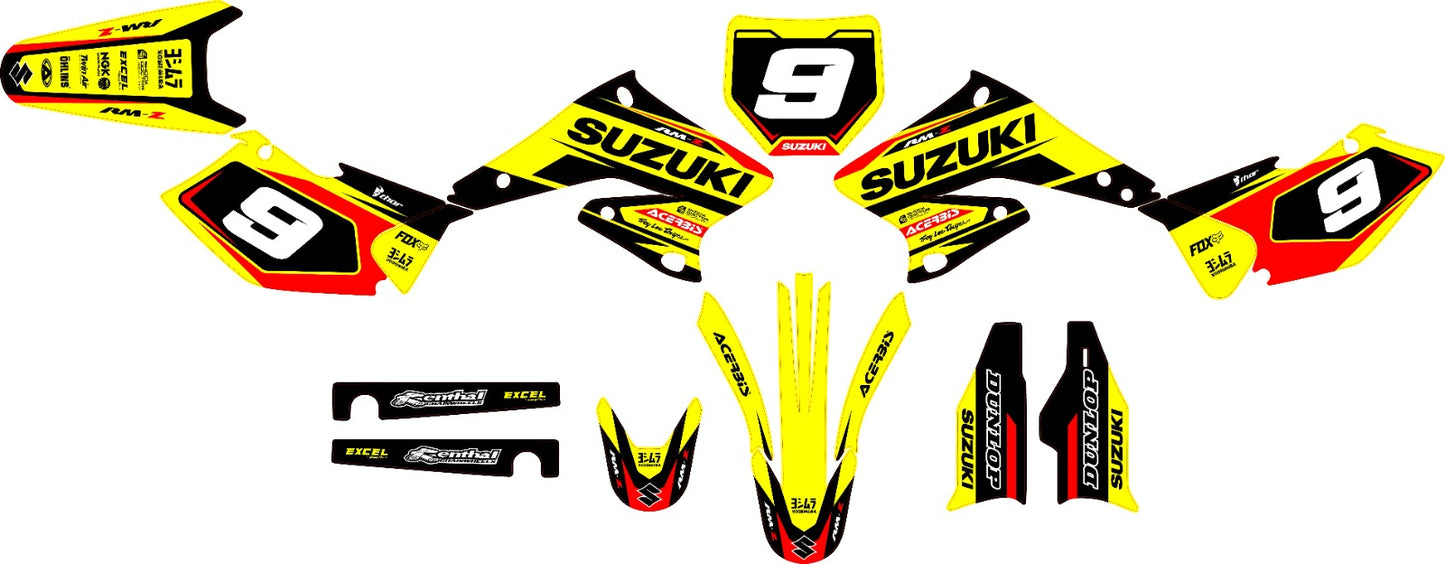 Suzuki RMz 250 2004-2006 graphics