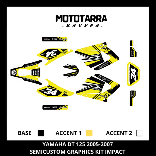 Yamaha DT 125 2005-2007 IMPACT Tarrasarja