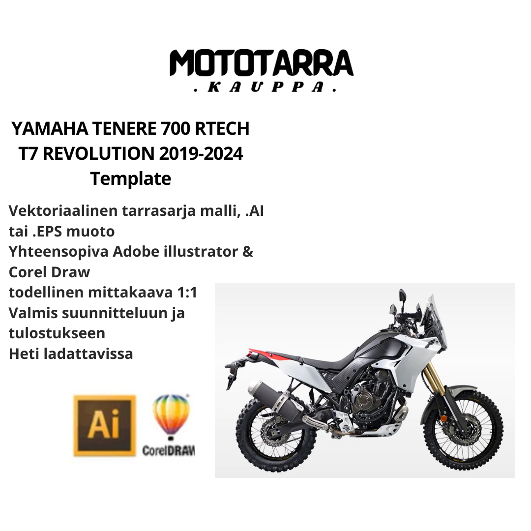 YAMAHA TENERE 700 RTECH T7 REVOLUTION 2019-2024
Template