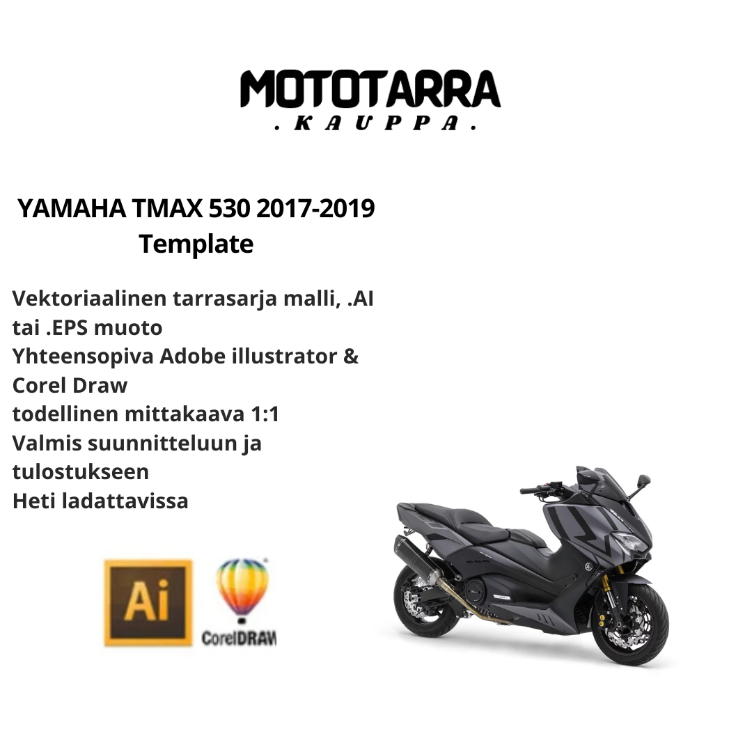 YAMAHA TMAX 530 2017-2019 Template