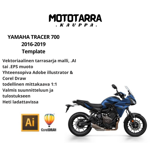 YAMAHA TRACER 700 2016-2019 Template