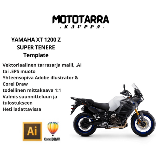 YAMAHA XT 1200 Z SUPER TENERE Template