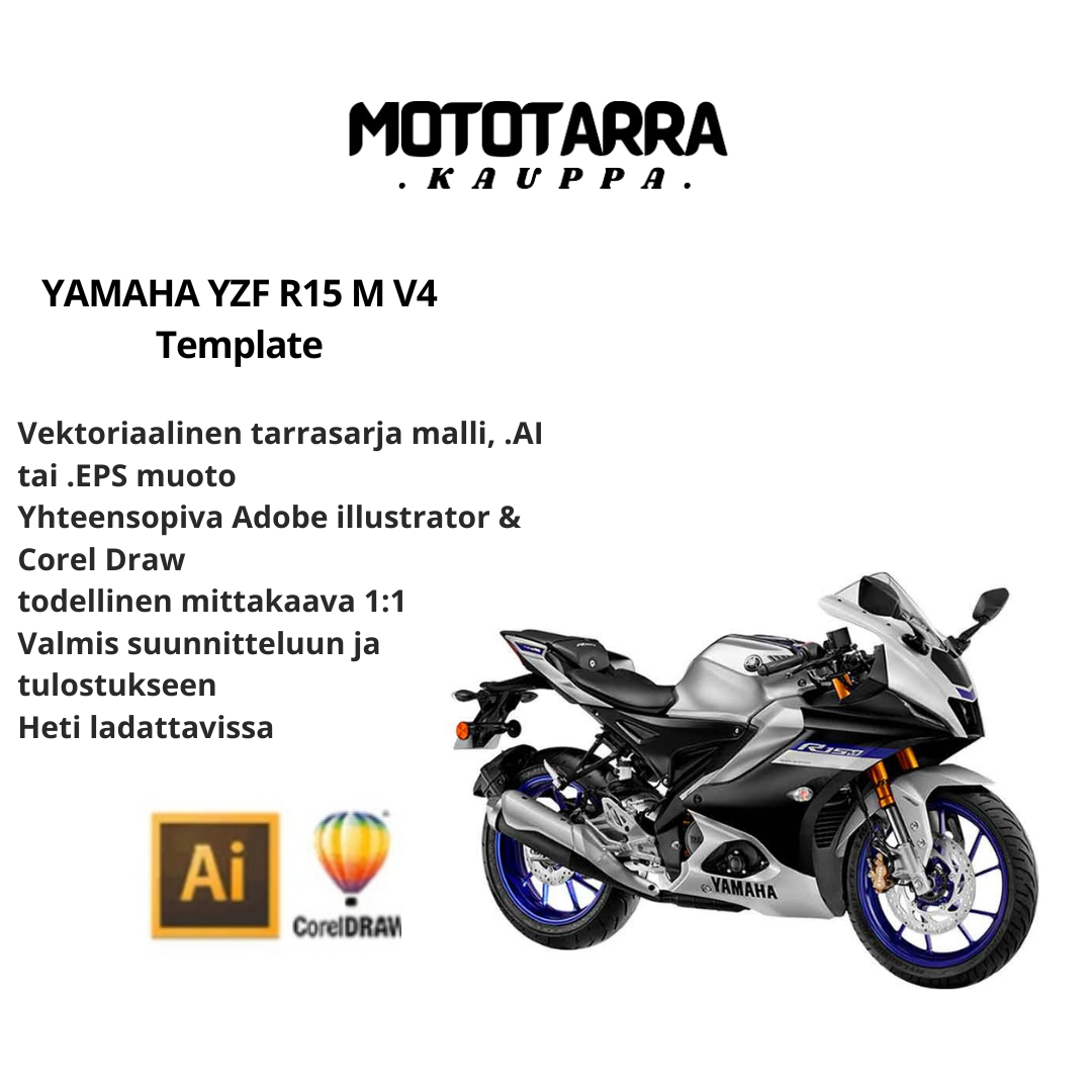 YAMAHA YZF R15 M V4 Template