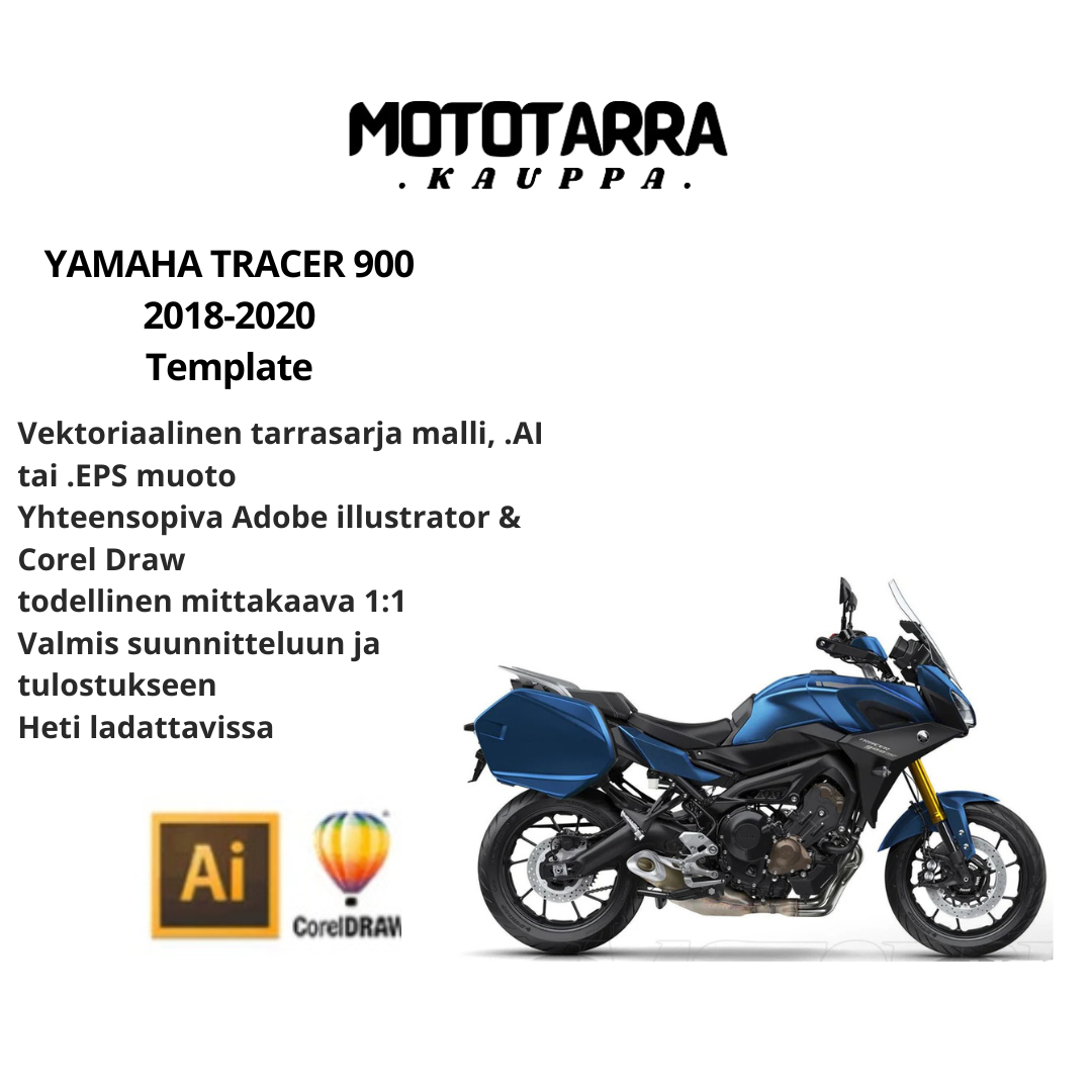 YAMAHA TRACER 900 2018-2020 Template