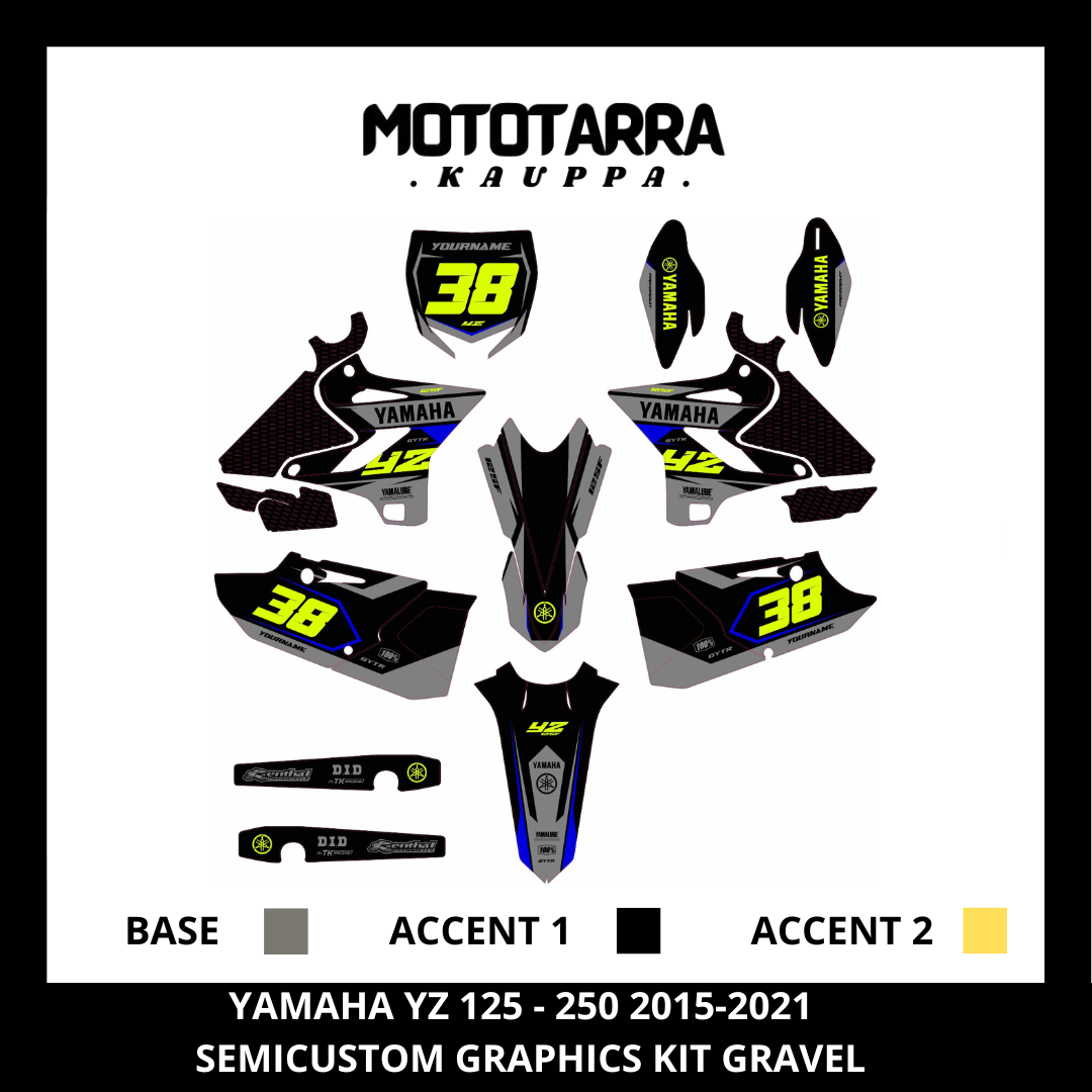 Yamaha YZ 125-250 2015-2021 GRAVEL Tarrasarja