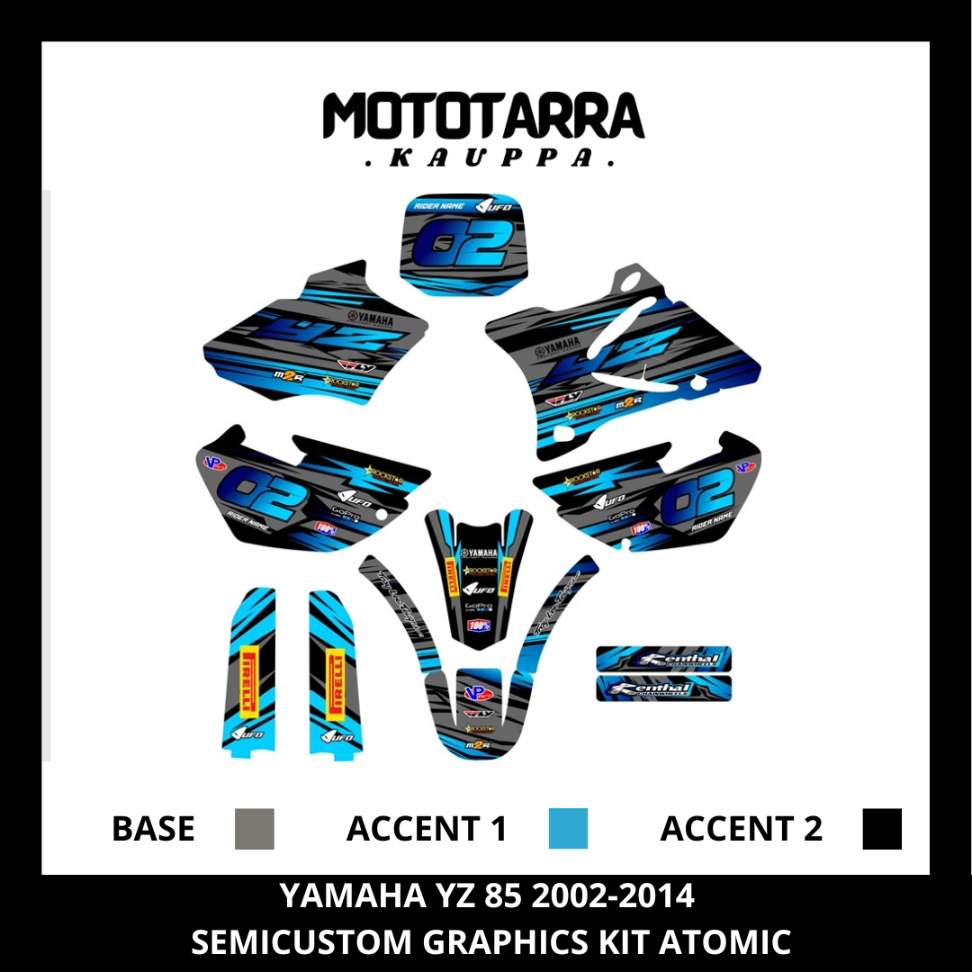 Yamaha YZ 85 2002-2014 ATOMIC Tarrasarja
