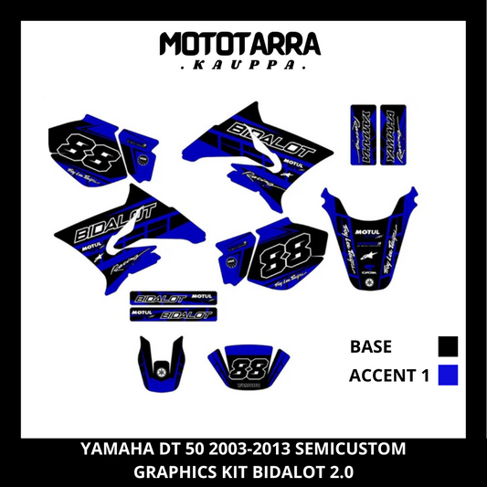 Yamaha DT 50 Bidalot 2.0 Tarrasarja