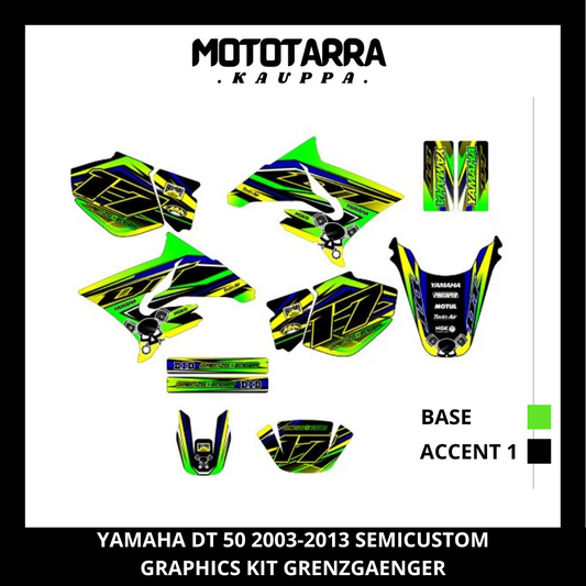 Yamaha DT 50 green Graphic kit