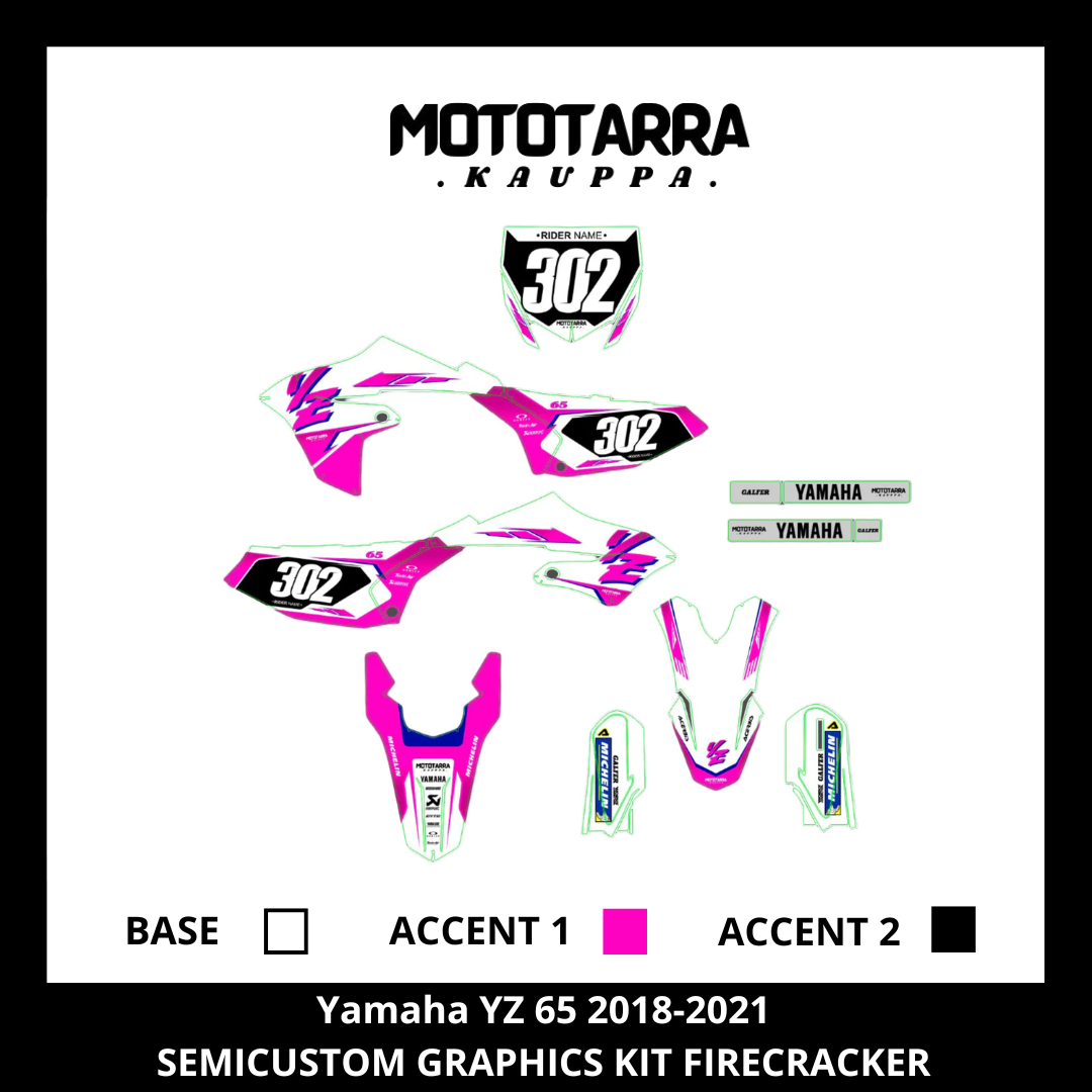 Yamaha YZ 65 2018-2021 FIRECRACKER Tarrasarja