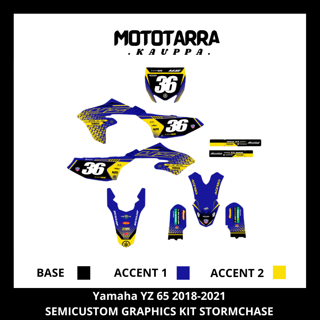 Yamaha YZ 65 2018-2021 STORMCHASE Tarrasarja