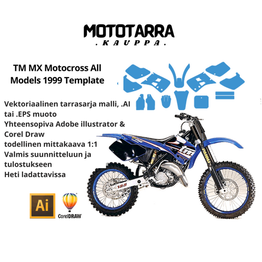 TM MX Motocross All Models 1999 Graphics Template