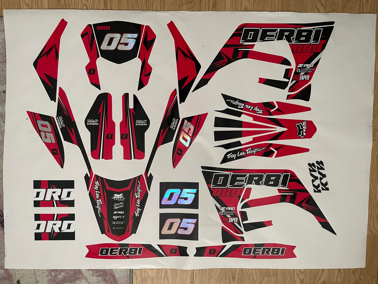 Derbi x-treme / Gilera Smt / RCR 2018-2021  (valmis tarrasarja) POISTO TUOTE  .