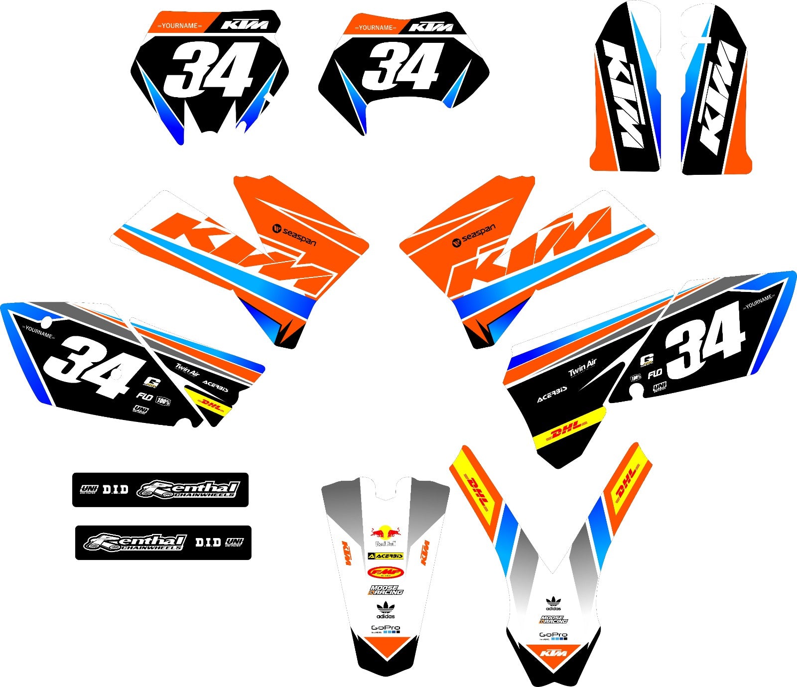 KTM EXC / EXC-F 2005-2007 Tarrasarja
