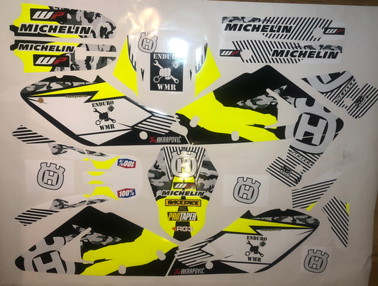 Ch racing / Husqvarna cr Graphic kit
